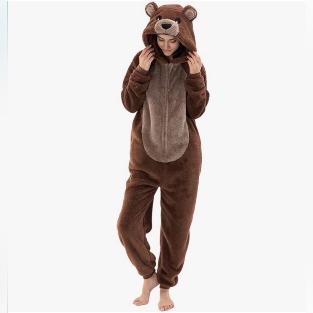 Brown Bear Onesie Halloween costume